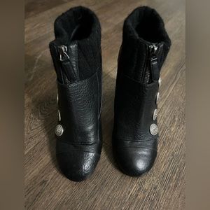Women’s Chanel high heeled bootie